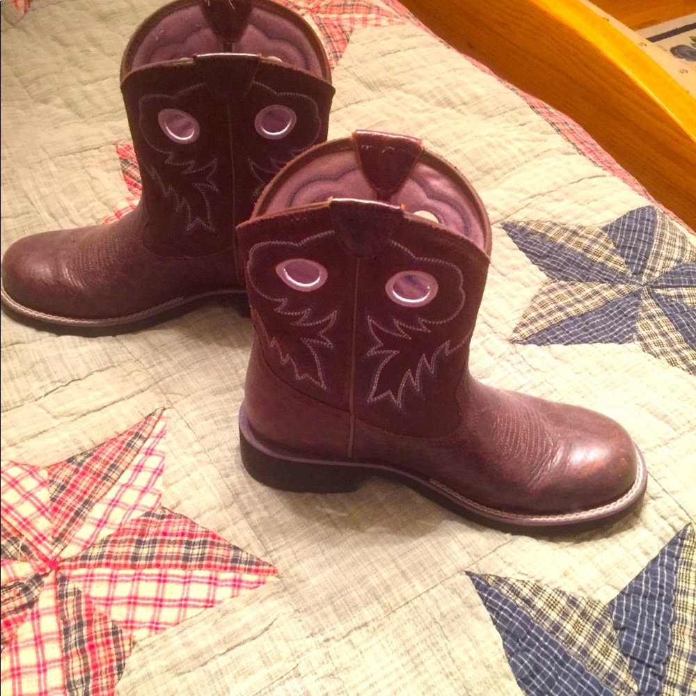 Fat Baby ariat boots 8